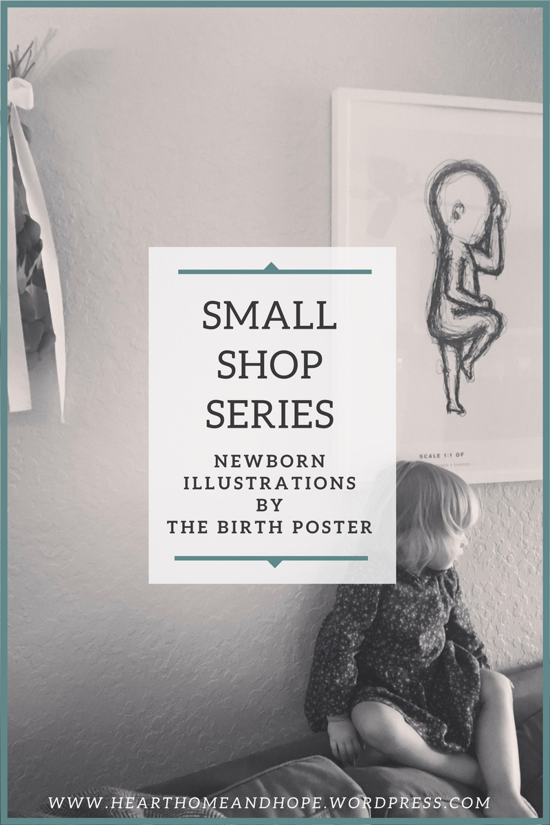 This Shop Small Series is all about supporting small businesses this holiday season (or really, anytime during the year)! The Birth Poster creates unique illustrations of your newborn and is a great gift! I am so excited to share this review of their amazing work! #shopsmall #smallbusiness #TheBirthPoster #holidaygifts