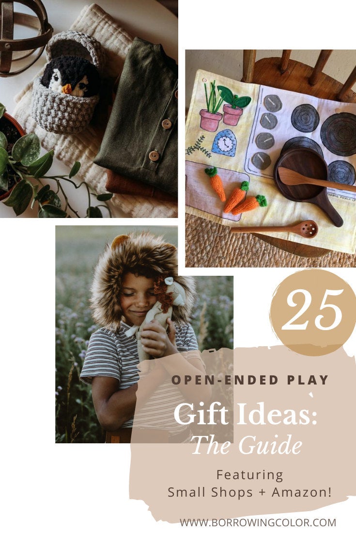 25 Open-Ended Play Gift Ideas (The Guide): Featuring Small Shops + Amazon!