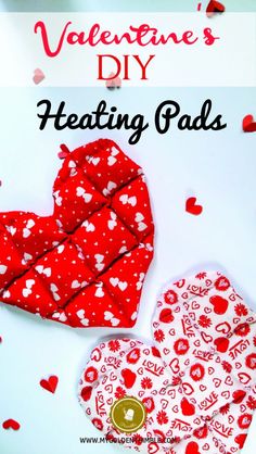 Valentine's Day Crafts with fabric: Valentine's DIY Heating Pads